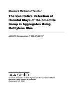 AASHTO T 330 AASHTO T 330