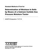 AASHTO T 217 AASHTO T 217