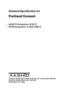 AASHTO M 85-15 AASHTO M 85-15