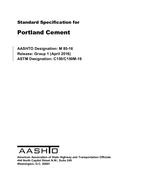 AASHTO M 85-16 AASHTO M 85-16