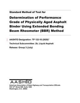 AASHTO TP 122