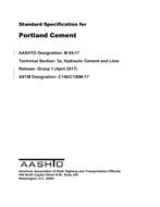 AASHTO M 85-17 AASHTO M 85-17