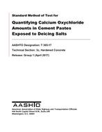 AASHTO T 365-17 AASHTO T 365-17