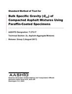 AASHTO T 275 AASHTO T 275