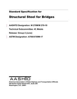 AASHTO M 270M/M 270-19 AASHTO M 270M/M 270-19
