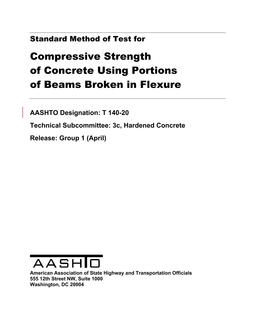 AASHTO T 140 AASHTO T 140
