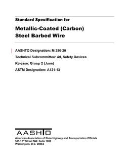 AASHTO M 280 AASHTO M 280