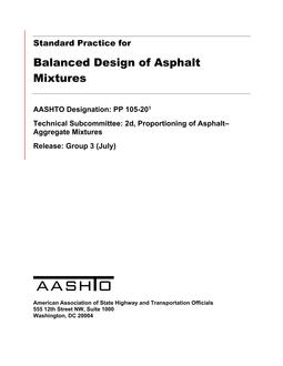 AASHTO PP 105 AASHTO PP 105