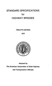AASHTO HB-12 AASHTO HB-12
