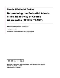 AASHTO TP 144 AASHTO TP 144