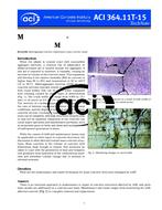 ACI 364.11T ACI 364.11T