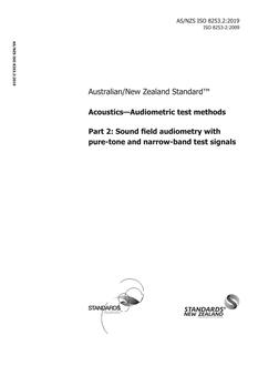 AS/NZS ISO 8253.2 AS/NZS ISO 8253.2