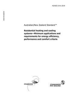 AS/NZS 5141 AS/NZS 5141