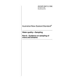 AS/NZS 5667.6 AS/NZS 5667.6