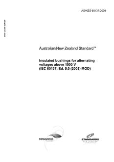 AS/NZS 60137:2008 AS/NZS 60137:2008
