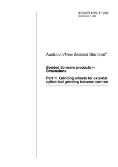 AS/NZS 4524.1:1998 AS/NZS 4524.1:1998