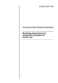 AS/NZS 2496 AS/NZS 2496