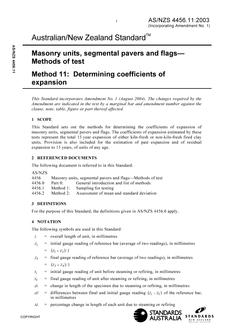 AS/NZS 4456.11 AS/NZS 4456.11