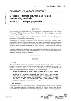 AS/NZS 2341.21 AS/NZS 2341.21