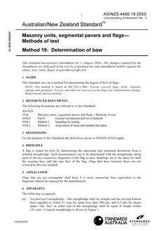 AS/NZS 4456.19 AS/NZS 4456.19