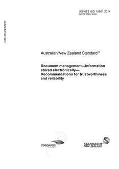 AS/NZS ISO 15801 AS/NZS ISO 15801