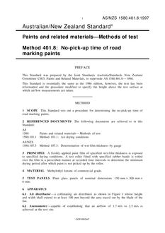AS/NZS 1580.401.8 AS/NZS 1580.401.8