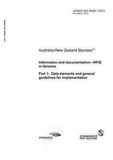 AS/NZS ISO 28560.1 AS/NZS ISO 28560.1