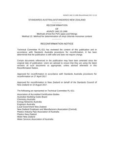 AS/NZS 1462.15 AS/NZS 1462.15