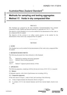 AS/NZS 1141.17 AS/NZS 1141.17