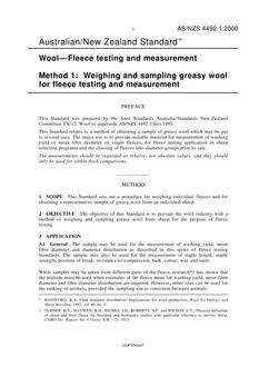 AS/NZS 4492.1 AS/NZS 4492.1