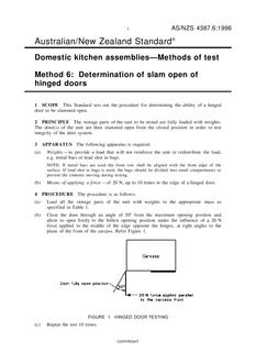 AS/NZS 4387.6 AS/NZS 4387.6