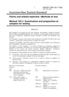 AS/NZS 1580.103.1 AS/NZS 1580.103.1