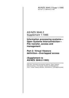 AS/NZS 3646.2 SUPP 1 AS/NZS 3646.2 SUPP 1