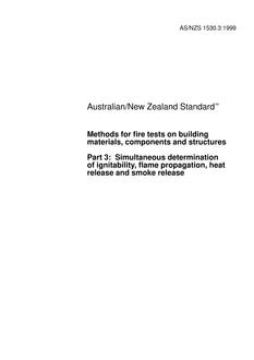 AS/NZS 1530.3 AS/NZS 1530.3