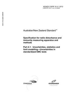 AS/NZS CISPR 16.4.1 AS/NZS CISPR 16.4.1