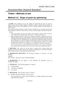 AS/NZS 1080.2.3:1998 AS/NZS 1080.2.3:1998