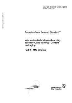 AS/NZS ISO/IEC 12785.2 AS/NZS ISO/IEC 12785.2
