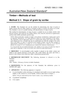 AS/NZS 1080.2.1:1998 AS/NZS 1080.2.1:1998