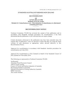 AS/NZS 2001.4.5 AS/NZS 2001.4.5