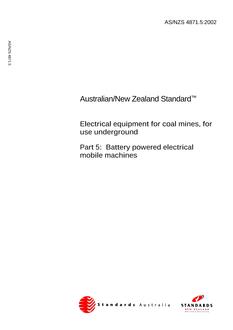 AS/NZS 4871.5:2002 AS/NZS 4871.5:2002