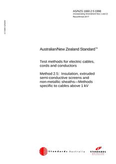 AS/NZS 1660.2.5 AS/NZS 1660.2.5