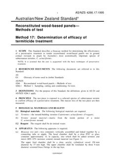 AS/NZS 4266.17 AS/NZS 4266.17