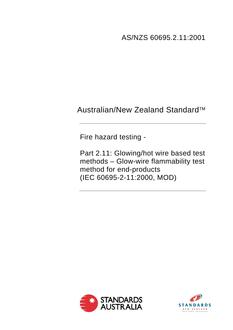 AS/NZS 60695.2.11 AS/NZS 60695.2.11