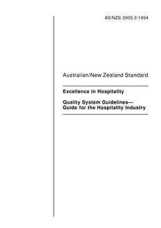 AS/NZS 3905.3 AS/NZS 3905.3