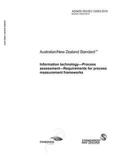 AS/NZS ISO/IEC 33003 AS/NZS ISO/IEC 33003