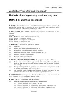 AS/NZS 4275.4 AS/NZS 4275.4