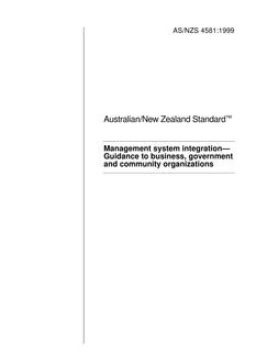 AS/NZS 4581 AS/NZS 4581