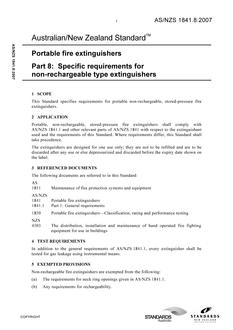 AS/NZS 1841.8 AS/NZS 1841.8