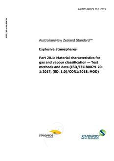 AS/NZS 80079.20.1 AS/NZS 80079.20.1