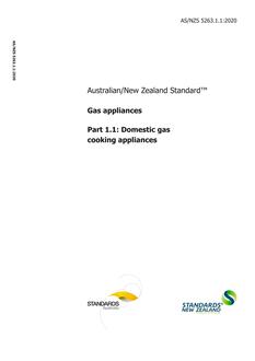 AS/NZS 5263.1.1 AS/NZS 5263.1.1